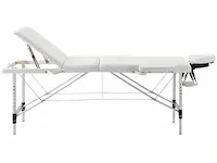 Massagetafel 3 zones wit - afbeelding 3 van  8