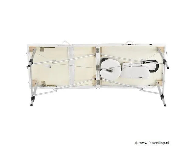 Massagetafel 3 zones wit - afbeelding 5 van  8