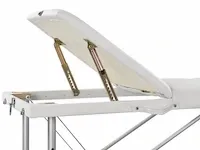 Massagetafel 3 zones wit - afbeelding 6 van  8