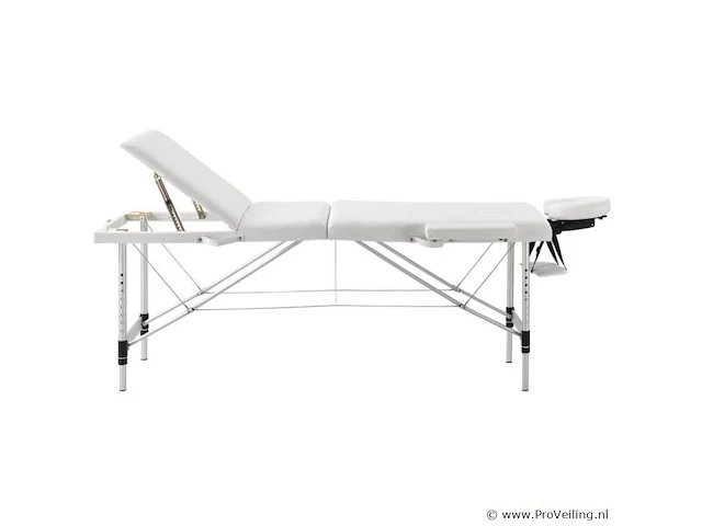 Massagetafel 3 zones wit - afbeelding 3 van  8