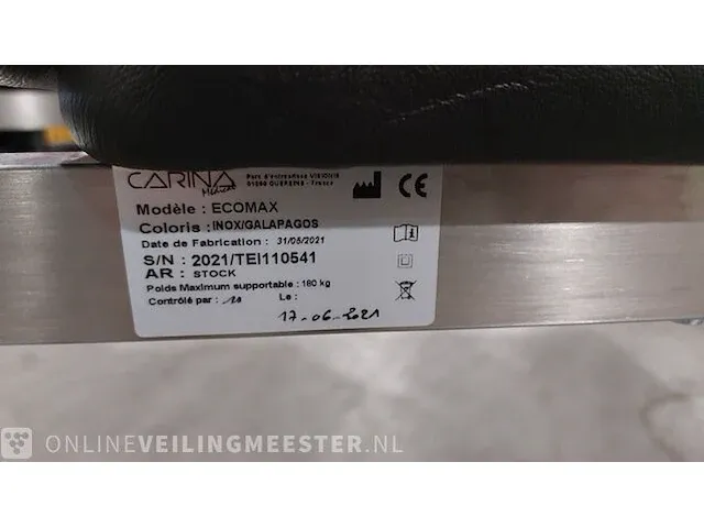 Massagetafel carina, ecomax, bouwjaar 2021 - afbeelding 8 van  8