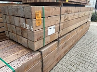 Massaranduba balken fijnbezaagd 4000x150x150mm (12x) - afbeelding 4 van  4