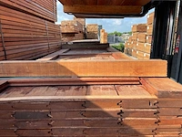 Massaranduba damwand 2500x145x28mm (51x) - afbeelding 1 van  3