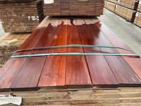 Massaranduba damwand 4000x145x28mm (60x) - afbeelding 1 van  3