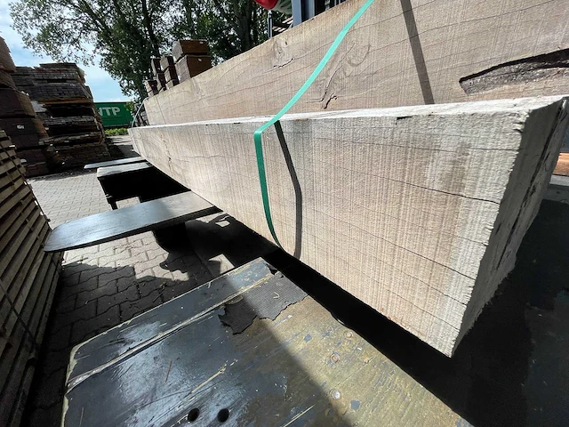 Massaranduba hardhouten balken fijnbezaagd 150x150mm, lengte 200cm (7x) - afbeelding 2 van  3