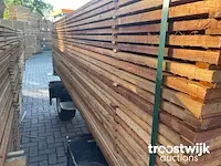 Massaranduba hardhouten beschoeiingsplanken 22x150mm, lengte 350cm - afbeelding 2 van  3