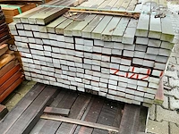 Massaranduba hardhouten regels geschaafd 35x55mm, lengte 275cm (195x) - afbeelding 2 van  3