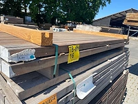 Massaranduba hardhouten regels geschaafd 45x70mm, lengte 185cm (30x) - afbeelding 2 van  3