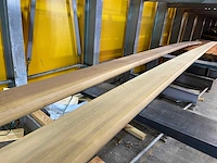 Massaranduba lamellen geschaafd 40x145mm, lengte 800cm (2x) - afbeelding 1 van  3