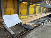 Massaranduba lamellen geschaafd 40x145mm, lengte 800cm (2x) - afbeelding 2 van  3