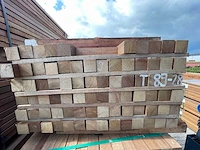 Massaranduba palen fijnbezaagd 1850-2150x68x68mm (80x) - afbeelding 3 van  3