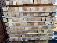 Massaranduba palen fijnbezaagd 2150-3050x68x68mm (44x) - afbeelding 3 van  3
