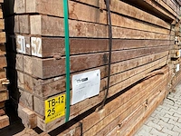 Massaranduba palen fijnbezaagd 2750x70x70mm (104x) - afbeelding 4 van  4