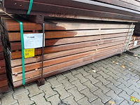 Massaranduba palen fijnbezaagd 2750x70x70mm (112x) - afbeelding 4 van  4