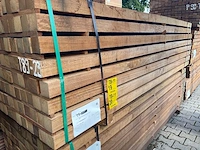 Massaranduba palen fijnbezaagd 2750x70x70mm (56x) - afbeelding 2 van  3