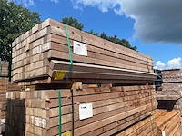 Massaranduba palen fijnbezaagd 3050x70x70mm (104x) - afbeelding 4 van  4
