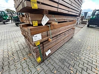 Massaranduba palen fijnbezaagd 3050x70x70mm (104x) - afbeelding 4 van  4