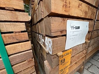 Massaranduba palen fijnbezaagd 3050x70x70mm (52x) - afbeelding 3 van  3