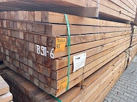 Massaranduba palen fijnbezaagd 3050x70x70mm (52x) - afbeelding 4 van  4