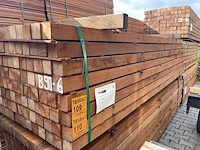Massaranduba palen fijnbezaagd 3050x70x70mm (54x) - afbeelding 2 van  3