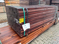 Massaranduba regels fijnbezaagd 2000x60x40mm (210x) - afbeelding 4 van  4