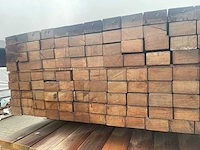 Massaranduba regels fijnbezaagd 2150x70x40mm (117x) - afbeelding 3 van  3