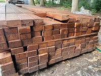 Massaranduba regels fijnbezaagd 3650x70x40mm (115x) - afbeelding 3 van  3