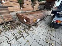 Massaranduba regels fijnbezaagd 3650x70x40mm (115x) - afbeelding 2 van  3
