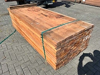 Massaranduba regels fijnbezaagd 5000x60x40mm (105x) - afbeelding 1 van  4