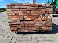 Massaranduba regels fijnbezaagd 5000x60x40mm (105x) - afbeelding 3 van  4