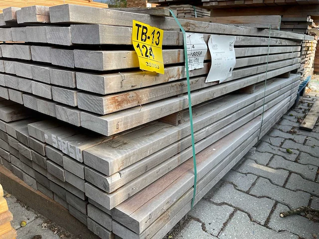 Massaranduba regels geschaafd 2000x90x35mm (117x) - afbeelding 2 van  3