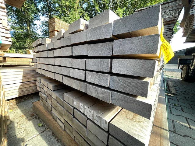 Massaranduba regels geschaafd 2000x90x35mm (117x) - afbeelding 3 van  3
