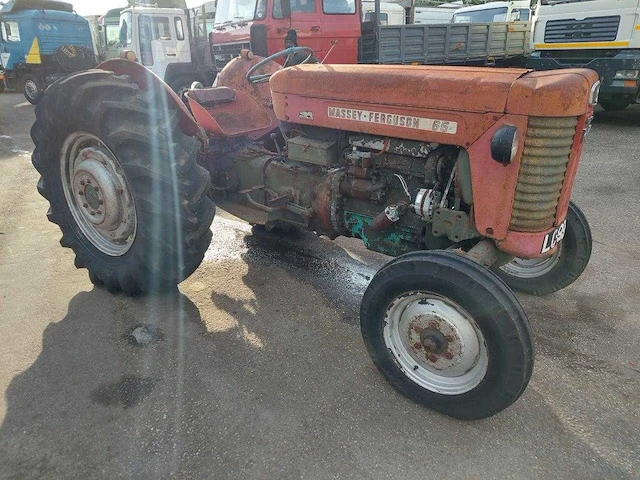 Massey ferguson - 65 - oldtimer tractor - afbeelding 3 van  4