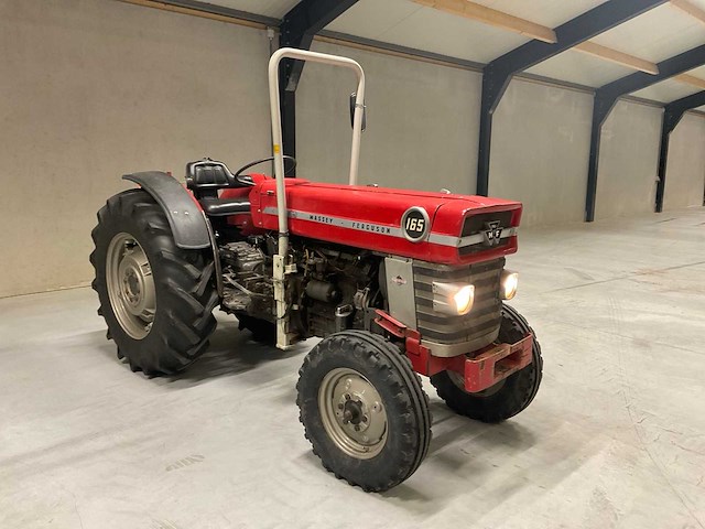 Massey ferguson 165 smalspor oldtimer tractor - afbeelding 12 van  18