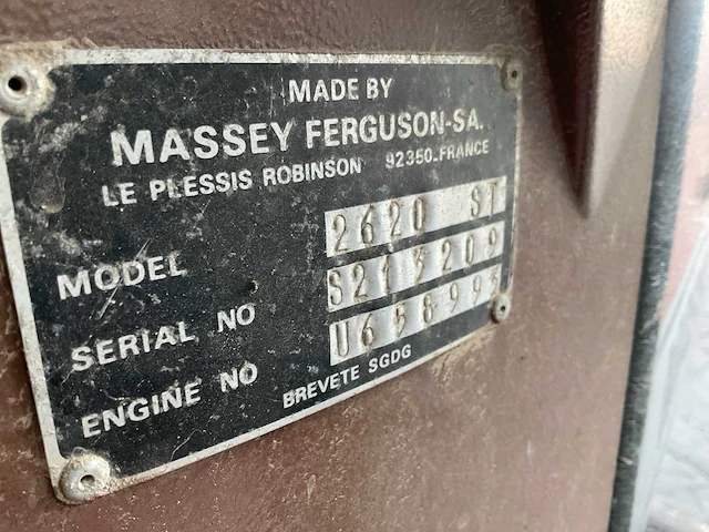Massey ferguson 2620 tweewielaangedreven landbouwtractor - afbeelding 21 van  29