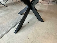 Massief eiken ovale eetkamertafel - afbeelding 5 van  5