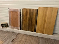 Massief eiken tafelblad (3x) - afbeelding 1 van  4
