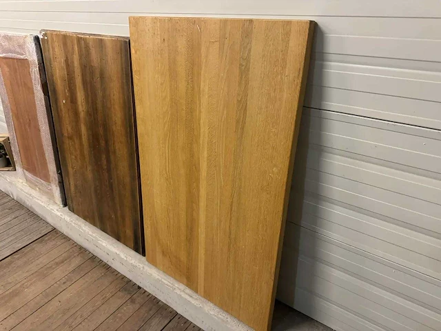 Massief eiken tafelblad (3x) - afbeelding 3 van  4