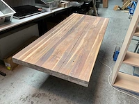 Massief houten eetkamertafel 210x90 cm - afbeelding 8 van  9