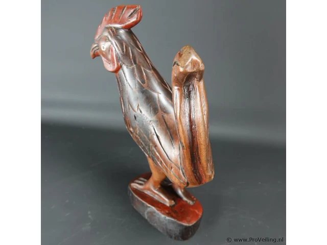Massief houten haan - afbeelding 3 van  5