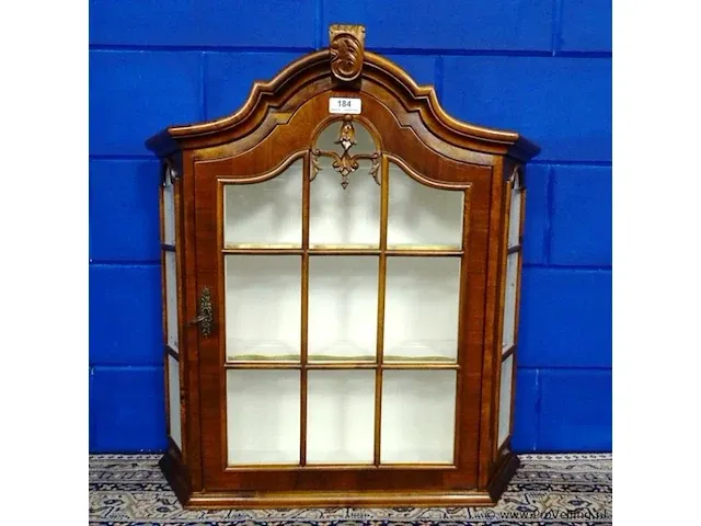 Massief houten hangvitrine - afbeelding 2 van  5