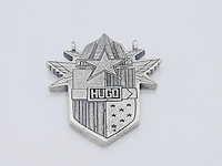 Massieve .925 zilveren heren pendant - hugo boss - afbeelding 2 van  4