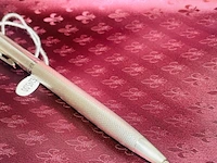 Massieve zilveren balpen - montblanc barleycorn model - afbeelding 4 van  4