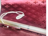 Massieve zilveren balpen - montblanc barleycorn model - afbeelding 2 van  4