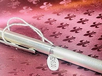 Massieve zilveren balpen - montblanc barleycorn model - afbeelding 4 van  4