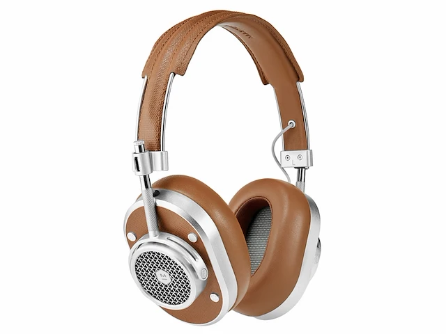 Master & dynamic mh40 hifi overear bluetooth headphones (zilver / bruin) - afbeelding 1 van  6