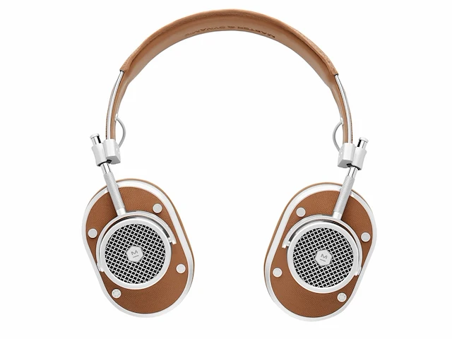 Master & dynamic mh40 hifi overear bluetooth headphones (zilver / bruin) - afbeelding 4 van  6