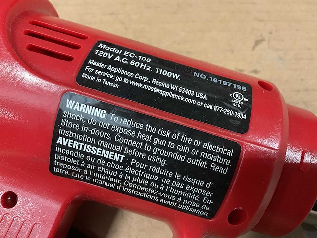 Master ecoheat heat gun - afbeelding 4 van  5