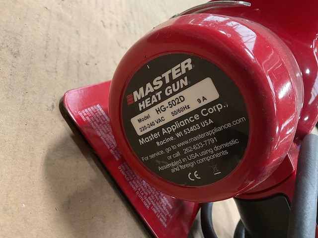 Master hg-502d heat gun - afbeelding 4 van  4