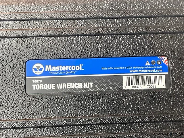 Mastercool 70078 torque wrench kit - afbeelding 2 van  2